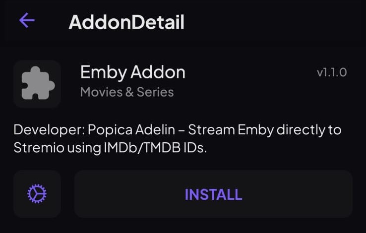Imagine WhatsApp Connect Emby Stremio