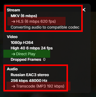 Browser Transcoding